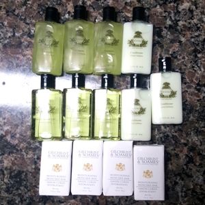 lot 13 Lemon Verbena bath gel, shampoo, conditioner skincare bar new travel size
